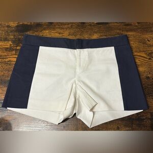 Club Monaco Navy and White Shorts